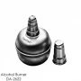 Stainless steel alcohol burner for laboratory and dental use
